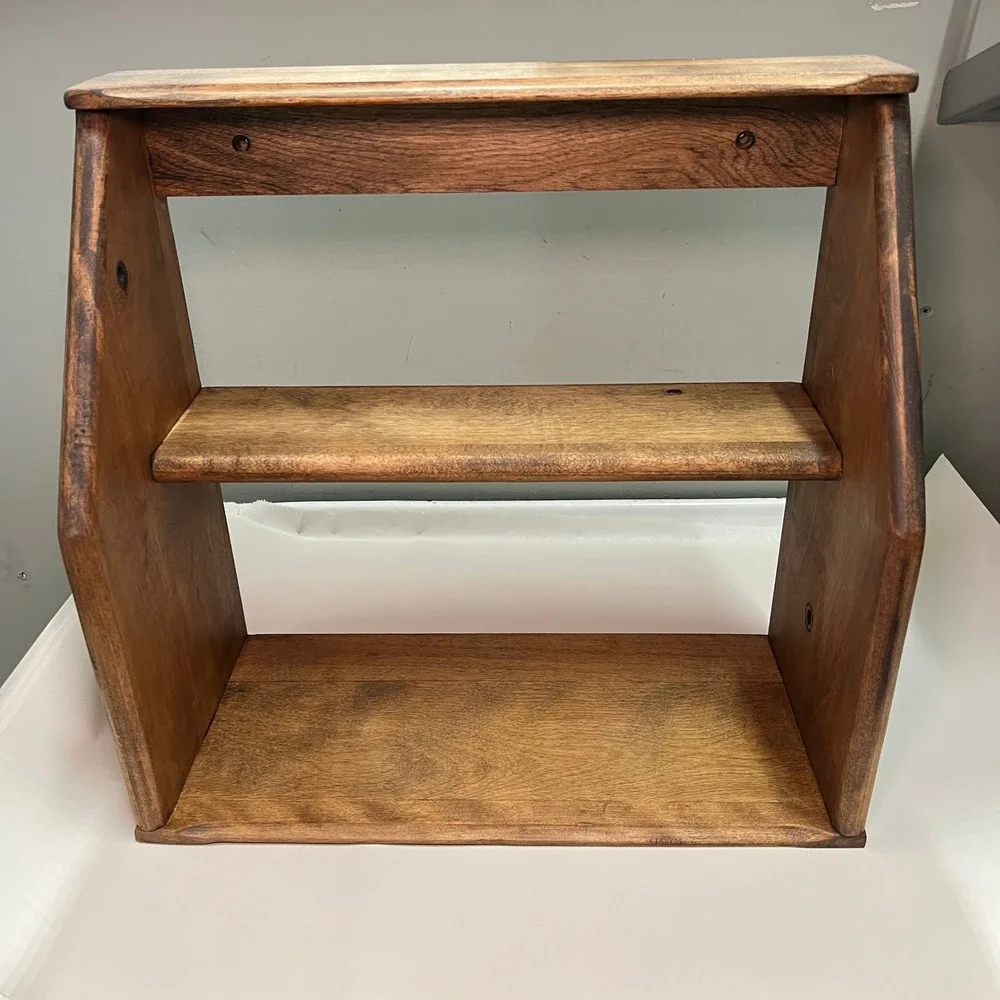 Handmade Wooden Shelf Riser Counter Table Top or Hanging